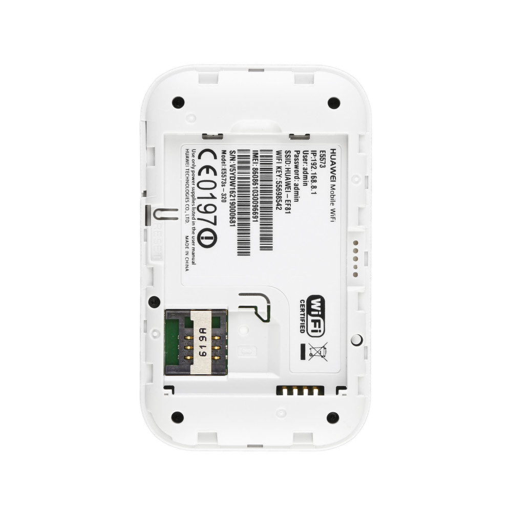 Кишеньковий 3G/4G LTE WiFi роутер Huawei E5573s-320