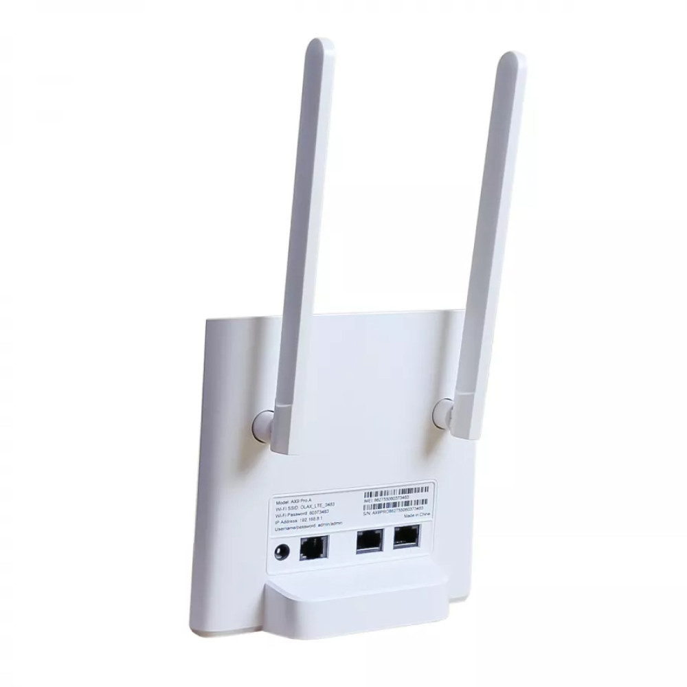 Комплект 4G інтернету у село та за місто 300 мб/с Olax AX 9 Pro + антена MIMO 18 дб